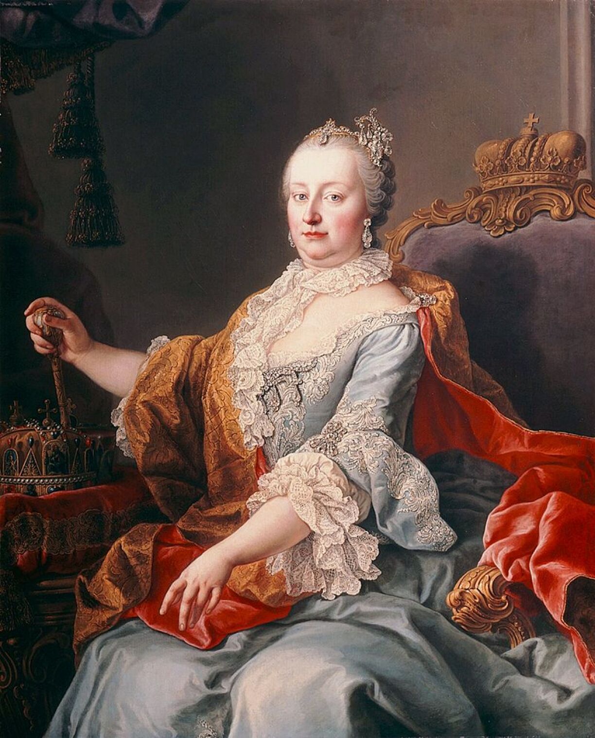 The adult Maria Theresa, Duchess of Luxembourg from 1740 and Holy Roman Empress from 1745-1780.