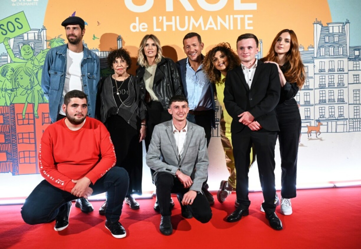 L'acteur et réalisateur Dany Boon et l'équipe de son dernier film