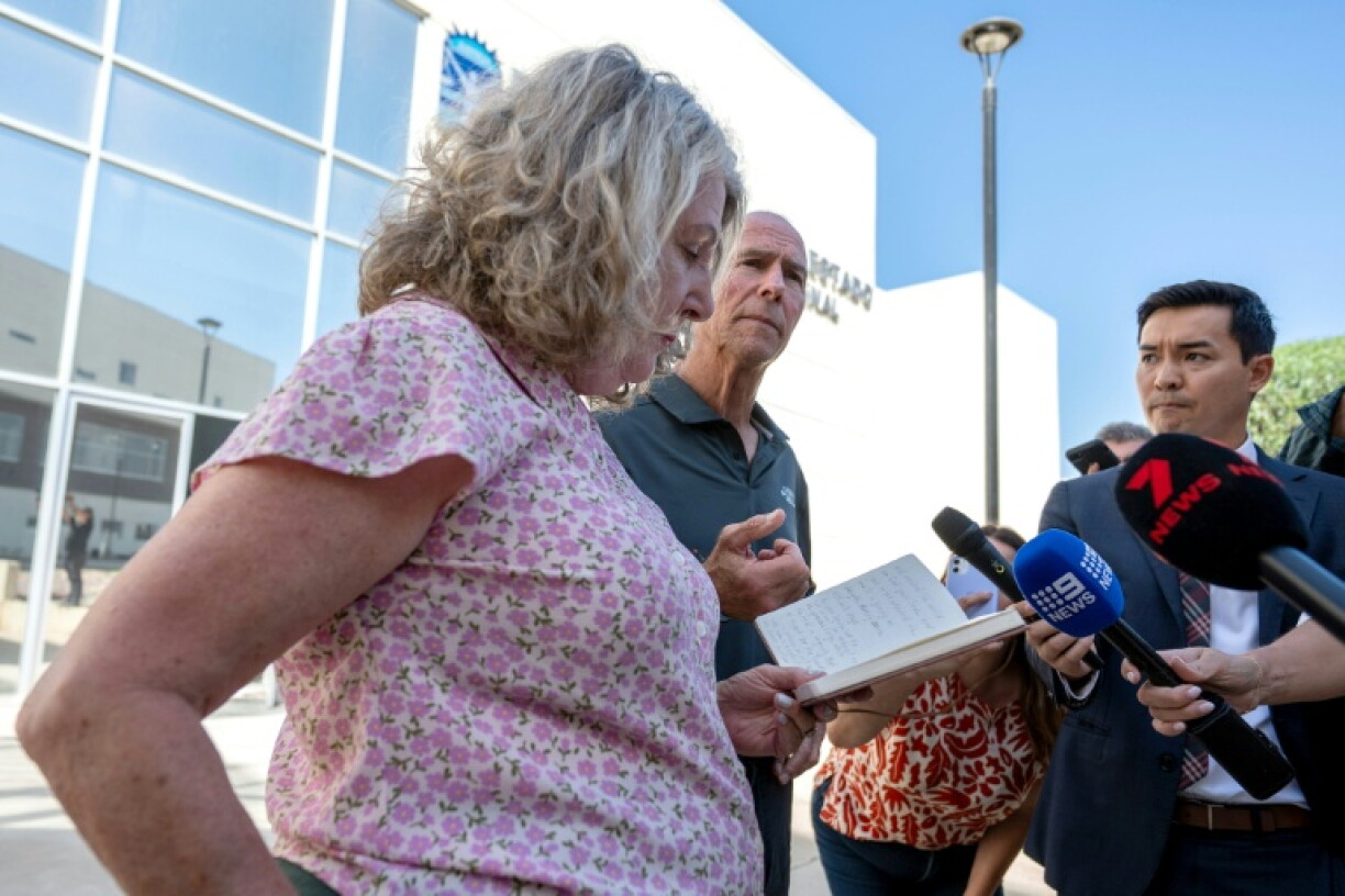 Martin and Debra Robinson, parents of Jake and Callum Robinson, travelled to Mexico for the trial of their alleged murderers