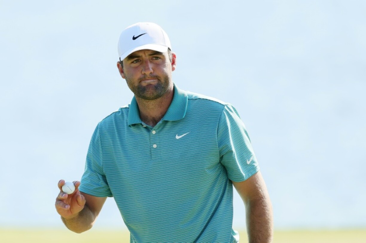 World number one Scottie Scheffler of the United States seized the lead after the third round of the PGA Championship at Quail Hollow