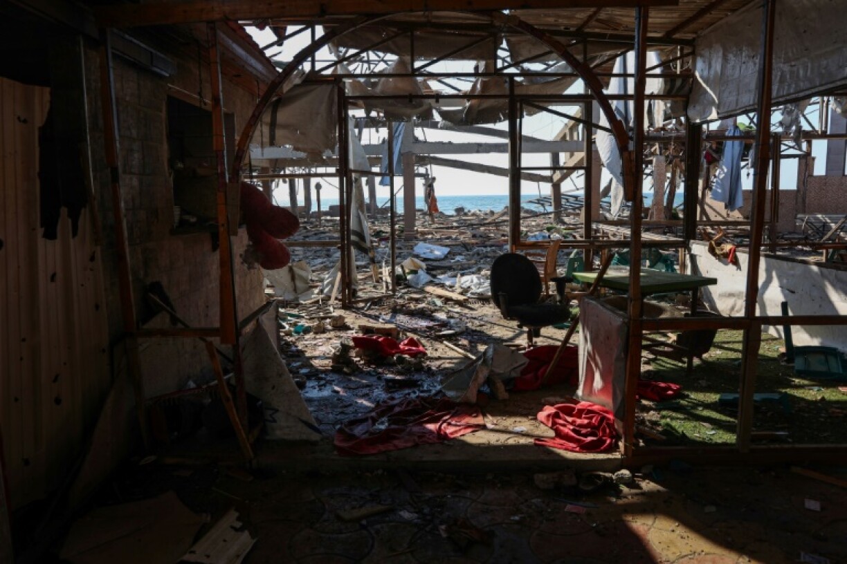 The cafe was known before the war for welcoming young professionals and even the few foreigners who were able to visit Gaza