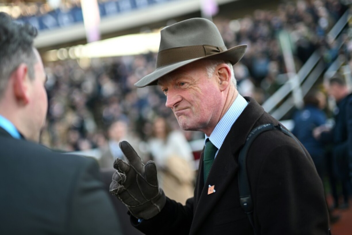 Nick Rockett trained by Willie Mullins (pictured) would be a hugely emotional winner for owner Stewart Andrew whose wife Sadie died in 2022
