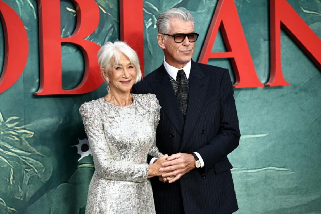 English actor Helen Mirren and Irish actor Pierce Brosnan star in season two of the Paramount+ series "MobLand"