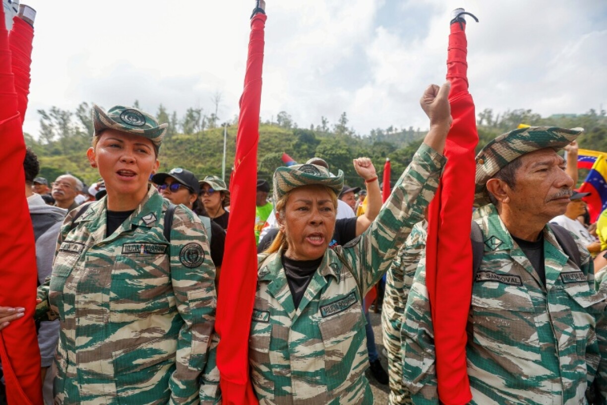 Venezuela has a ragtag collection of Russian fighter jets, Iranian drones, old French tanks and a German submarine, as well as an estimated 340,000-odd men and women in arms