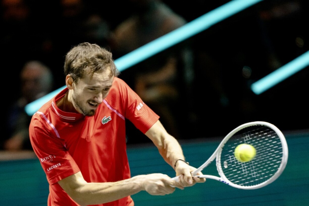 Le Russe Daniil Medvedev à Rotterdam le 17 février 2023