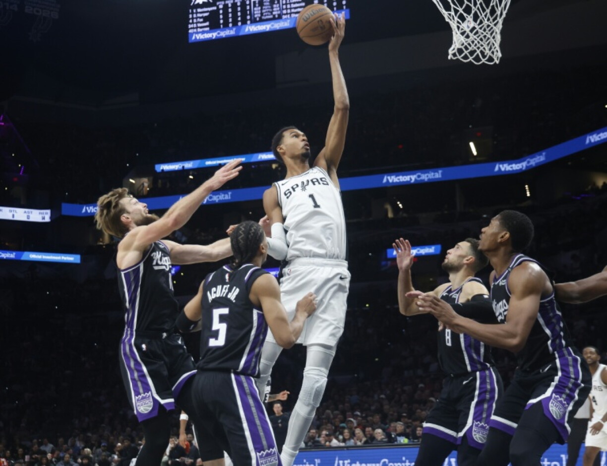 Victor Wembanyama contre les Sacramento Kings, le 27 octobre 2026 à San Antonio