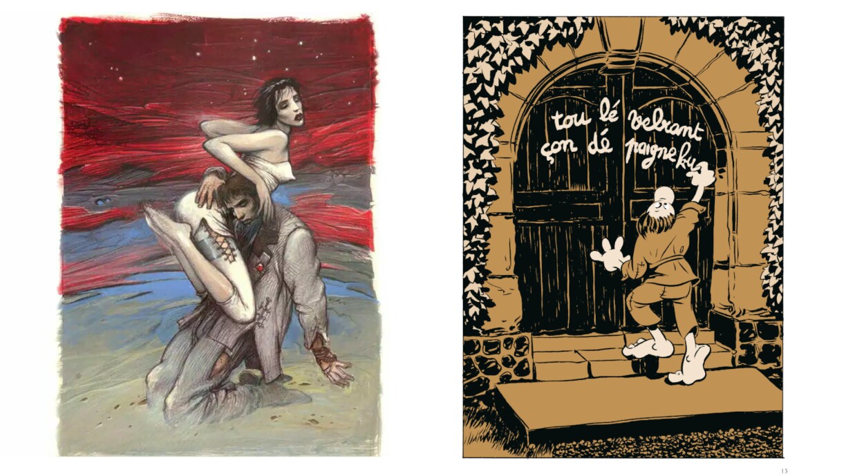 Enki Bilal dans Shakespeare – Bilal. Une rencontre et Florence Cestac dans La guerre des boutons