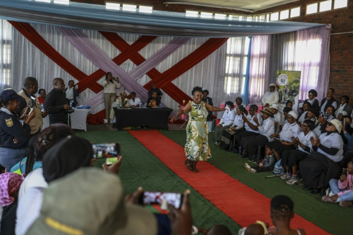 Joyce Malindi, 72, took part in the beauty pageant where grace and resilience took centre stage