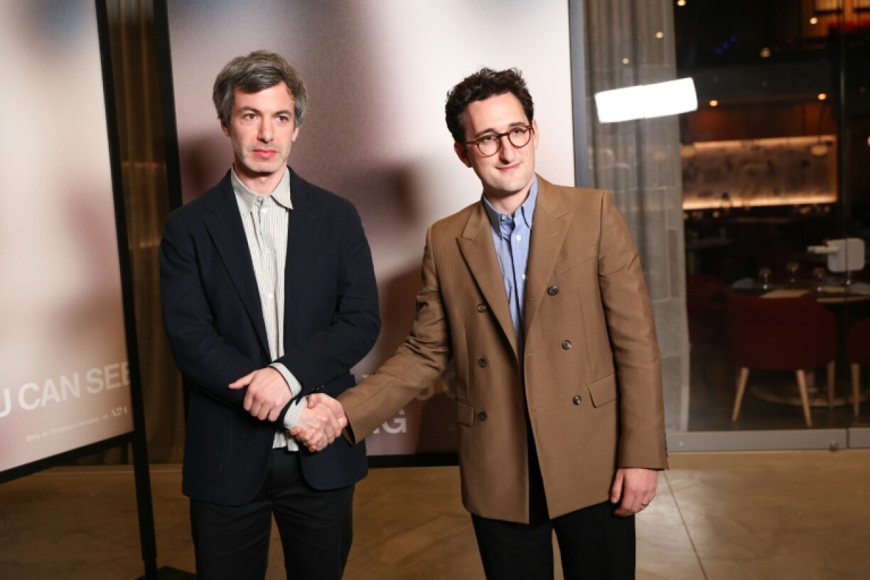 Filmmakers Nathan Fielder (L) and Lance Oppenheim said it was disgraced Theranos founder Elizabeth Holmes who initiated conversations about the documentary