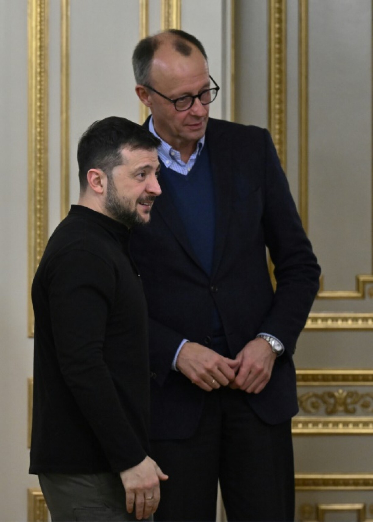 Merz met Ukraine's President Volodymyr Zelensky in Kyiv in December