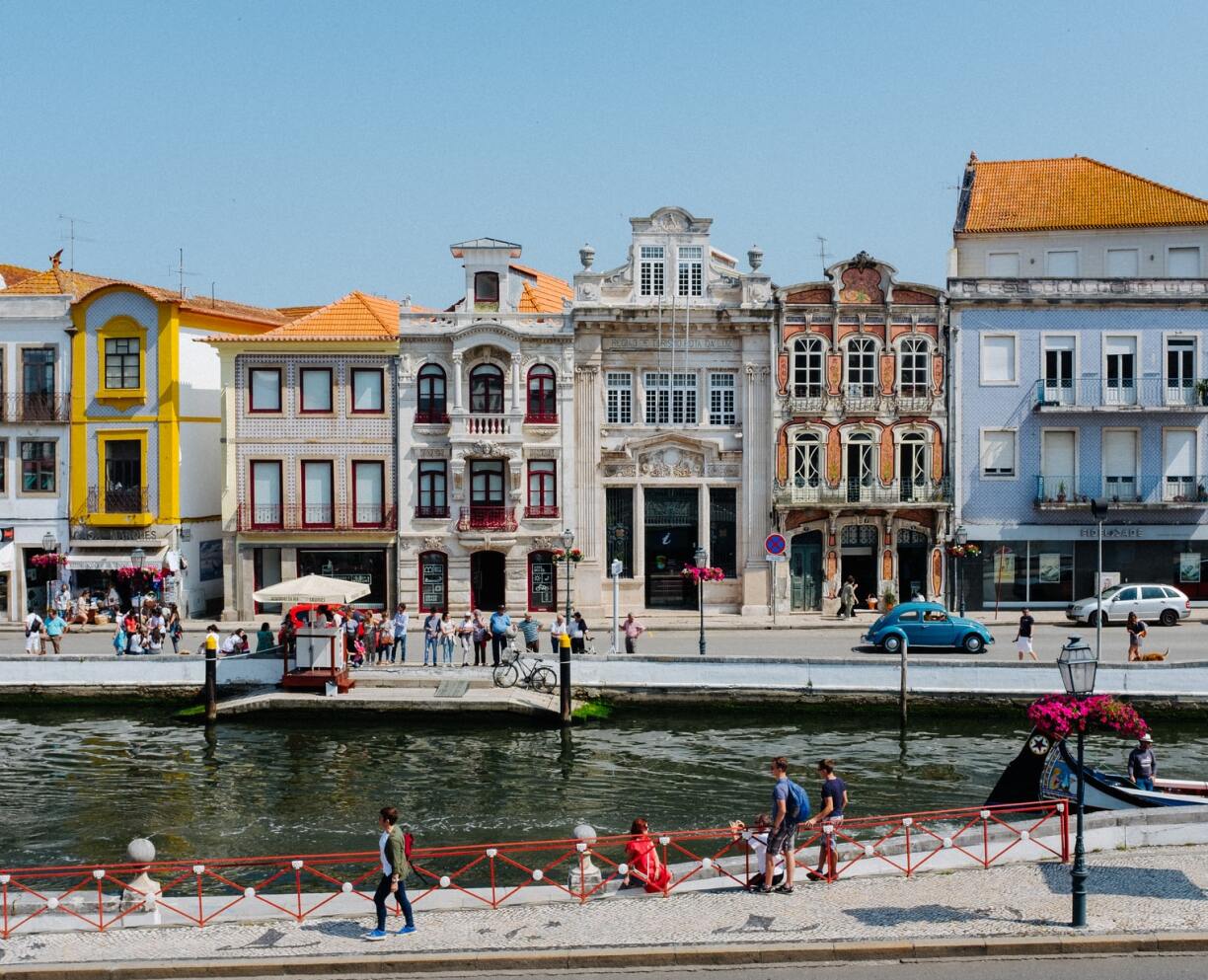Une photo prise à Aveiro au Portugal