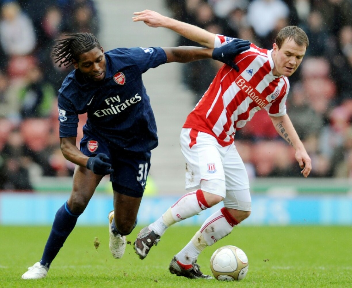 Former Arsenal player Jay Emmanuel-Thomas (left) was jailed on Thursday for his role in a drug smuggling plot