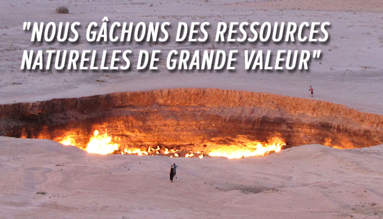 Le Turkménistan veut éteindre ses