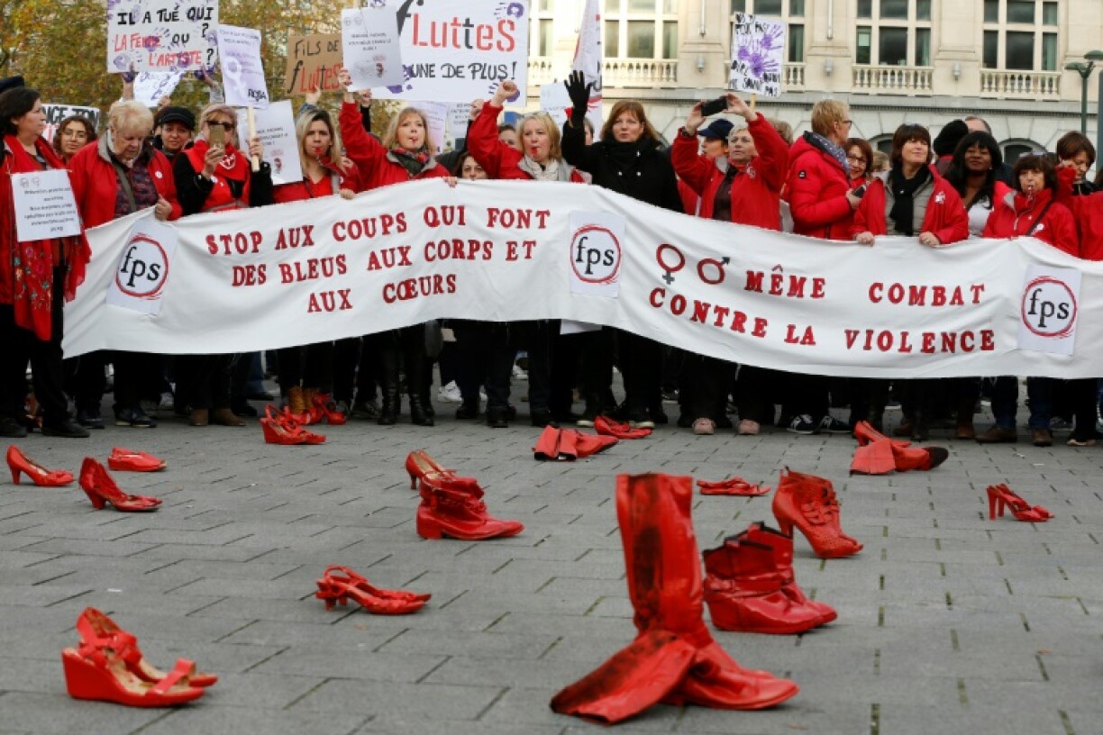 Manifestation contre les violences faites aux femmes à Bruxelles, le 24 novembre 2019
