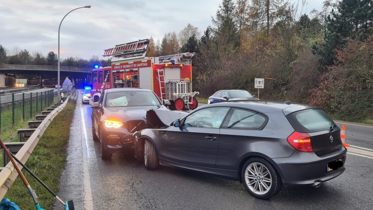 Accident entre Mersch et Roost