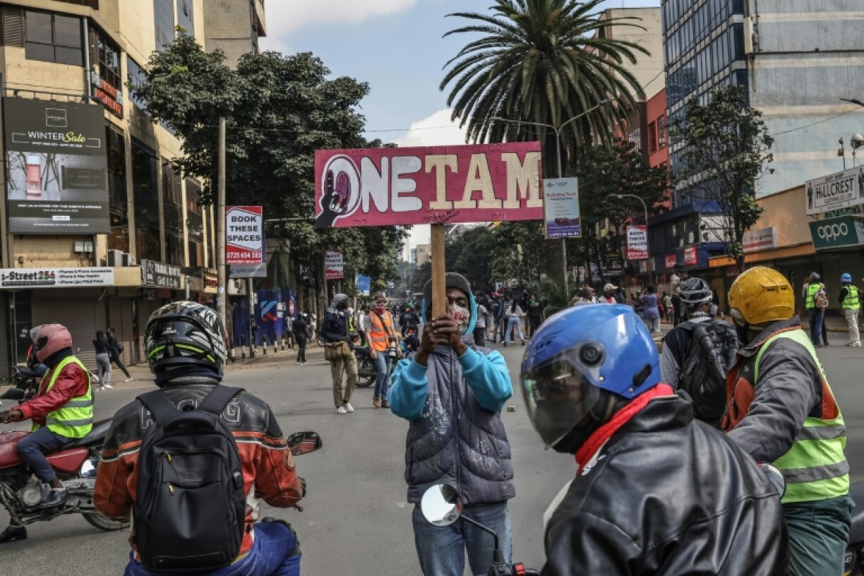 Protesters want William Ruto to be a 'ONETAM' (One Term) president