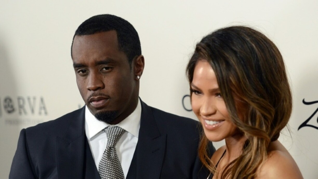 Le rappeur et producteur P. Diddy et la chanteuse de R&B Cassie assistent à la première d'un film, à Los Angeles, le 7 mars 2016