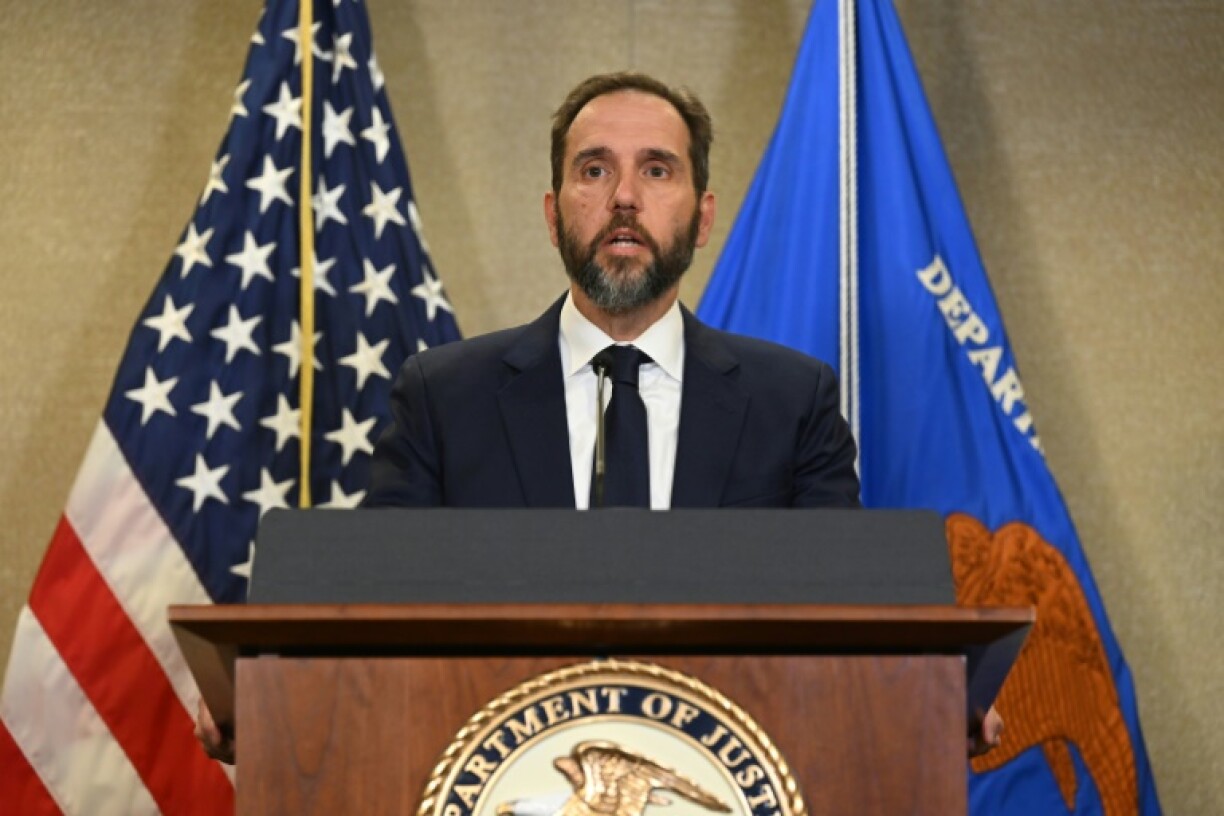 Le procureur spécial Jack Smith lors d'une conférence de presse à Washington DC, le 1er août 2023