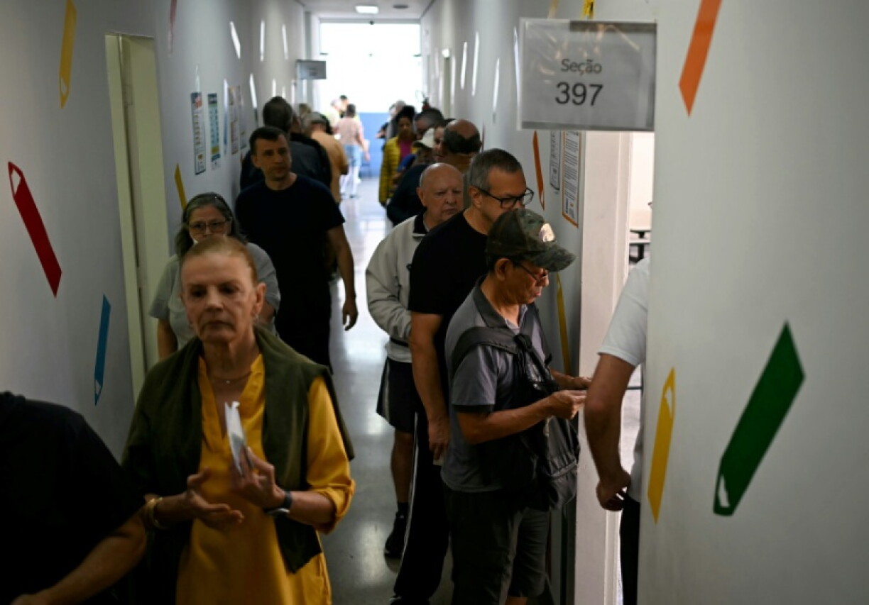 Brazil uses electronic voting machines, and results are expected within a few hours after polls close