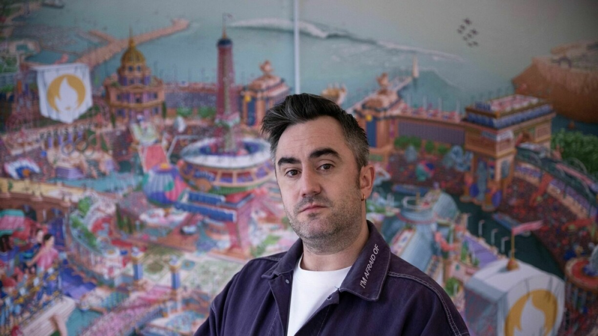 De Franséischen Illustrator Ugo Gattoni virum Plakat, un deem hien iwwer 2000 Stonne soll geschafft hunn.