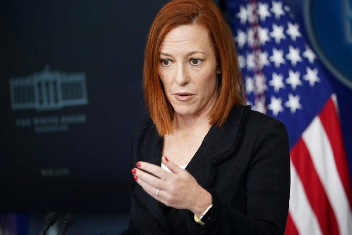 Jen Psaki, la porte-parole de la Maison Blanche, le 5 mars 2021 à Washington