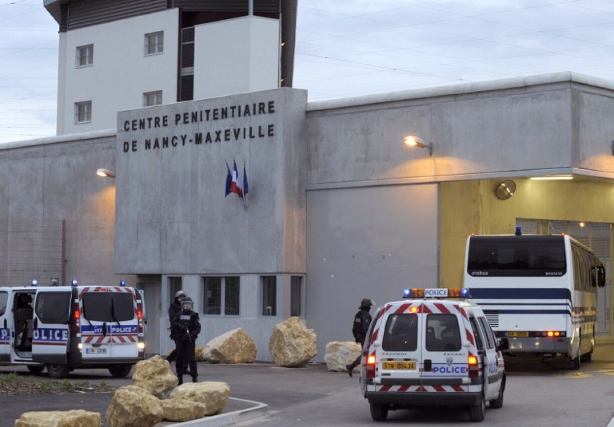 La façade de la prison de Nancy-Maxéville photographiée en 2020