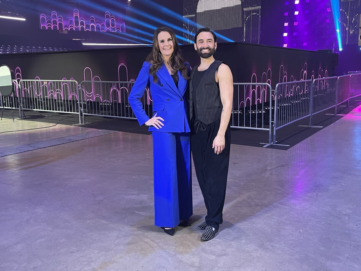 Fabienne Zwally et Conchita Wurst à la Rockhal