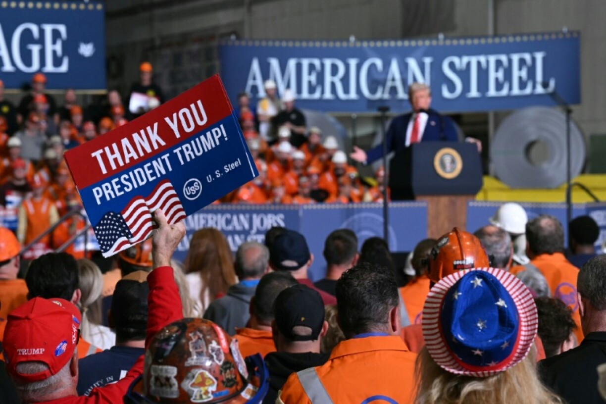 Trump wrote in a Truth Social post that the elevated 50-percent rate on steel and aluminum would begin Wednesday