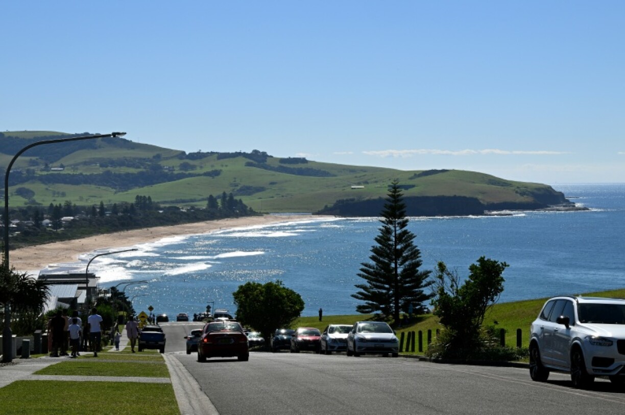 Vue du village de Gerringong, en Australie, le 27 avril 2026