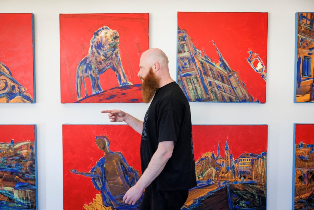 Œuvres de Jacques Schneider exposées à Berchem dans sa rétrospective