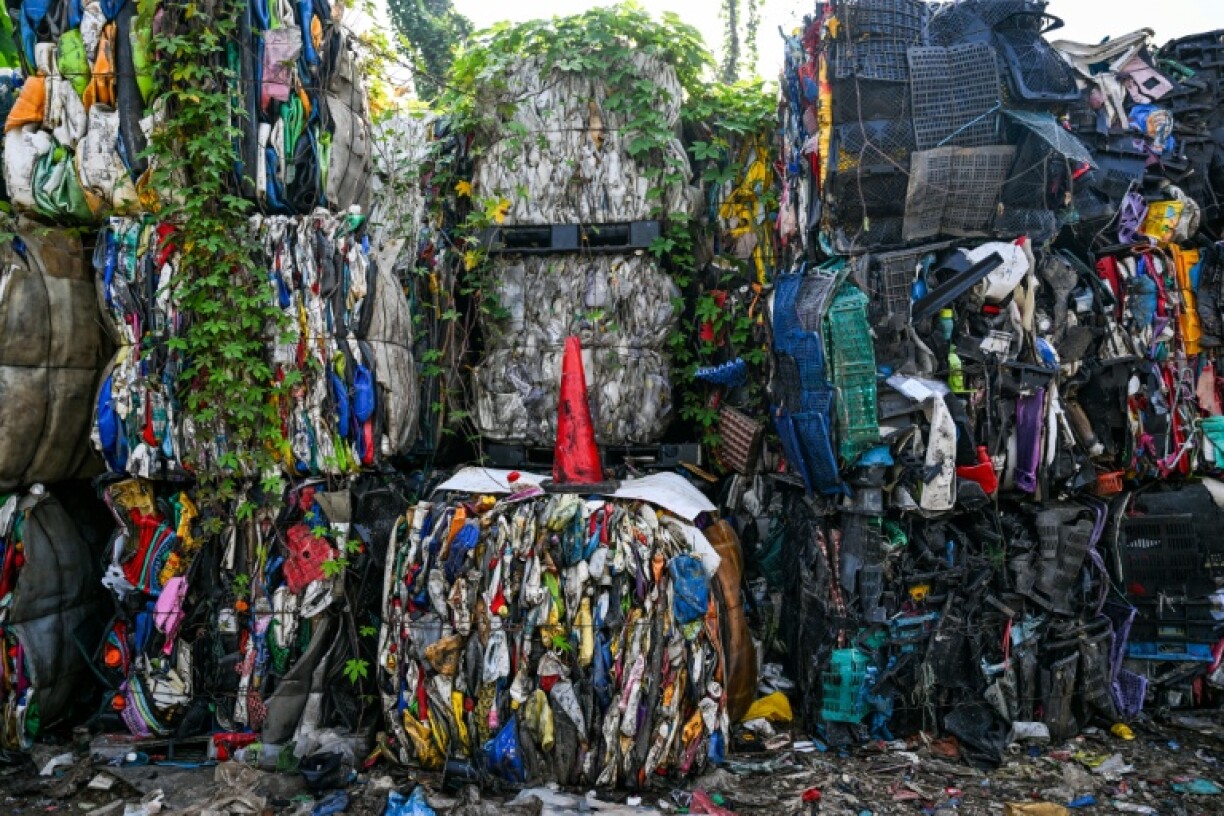 Plastics and metal for recycling at a plant in Pahang state in June. Malaysian plastics recuclers prefer importing plastic waste because they sat it is