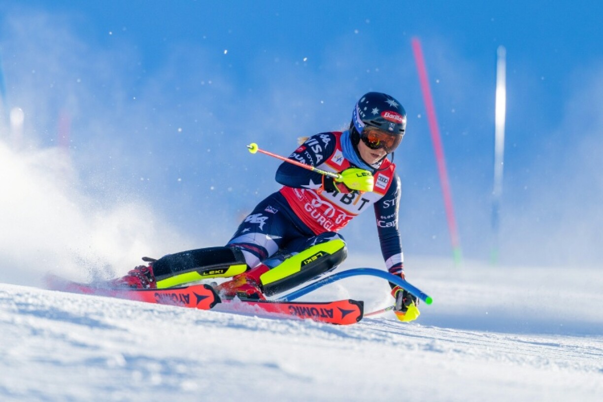 Mikaela Shiffrin won the slalom in Gurgl, Austria, with the fastest time on both runs