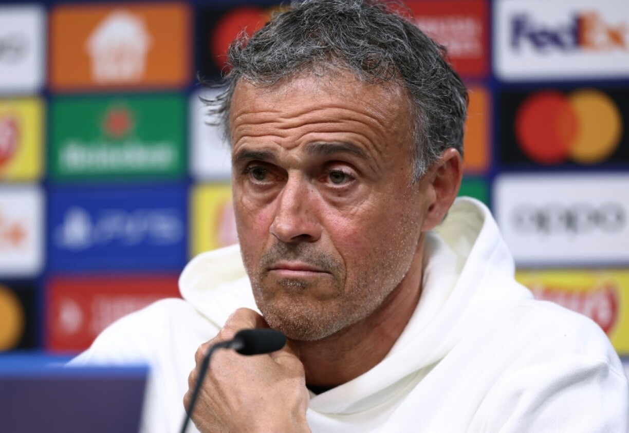 L'entraîneur du PSG Luis Enrique, le 30 avril 2024 à Dortmund