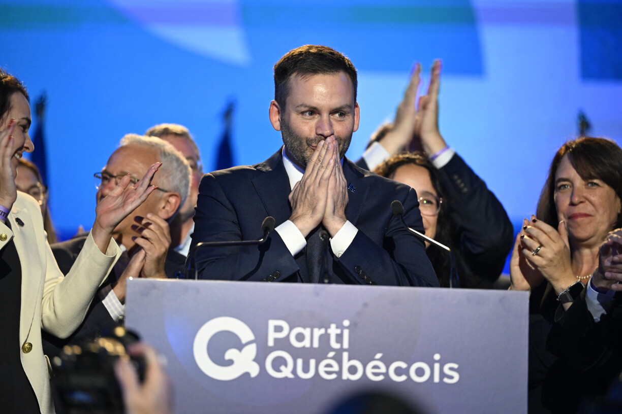 De Paul St-Pierre Plamondon huet mat der separatistescher Partei "Parti Québécois" d'Regionalwalen am Québec gewonnen.
