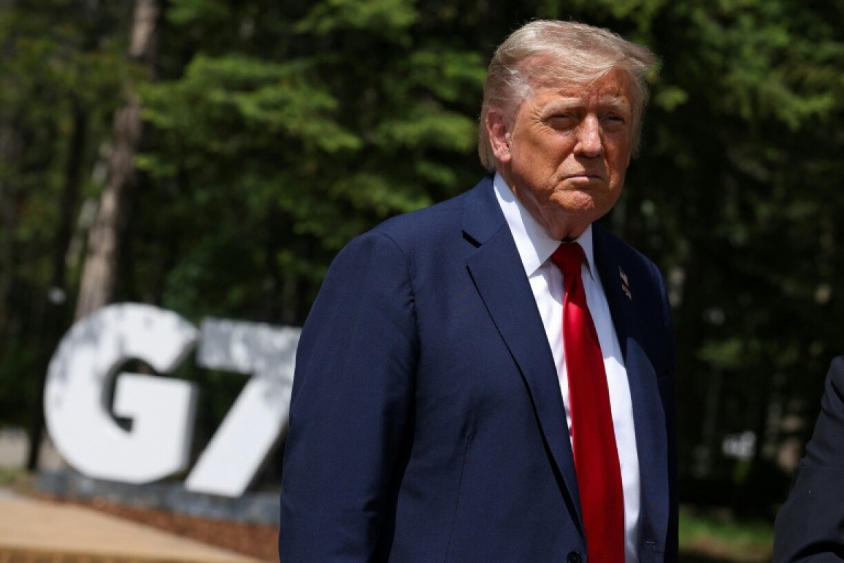 Donald Trump left the G7 summit early but later said it had 'nothing to do' with a possible ceasefire between Israel and Iran