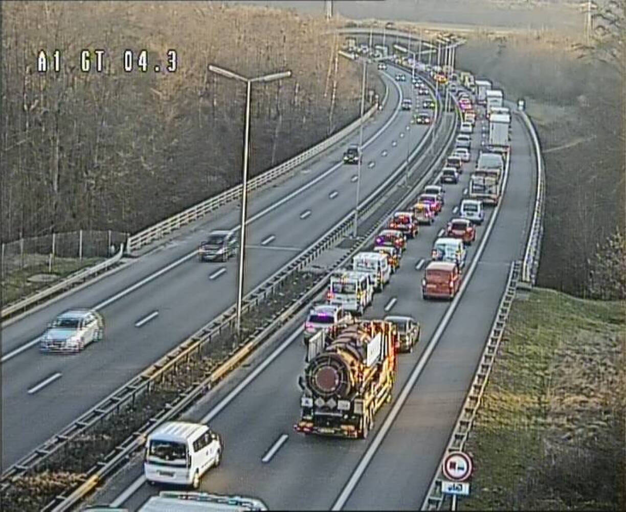 L'état du trafic à 7h.