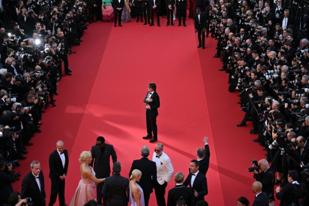 Tom Cruise and the 'Mission: Impossible - The Final Reckoning' cast on the red carpet at Cannes