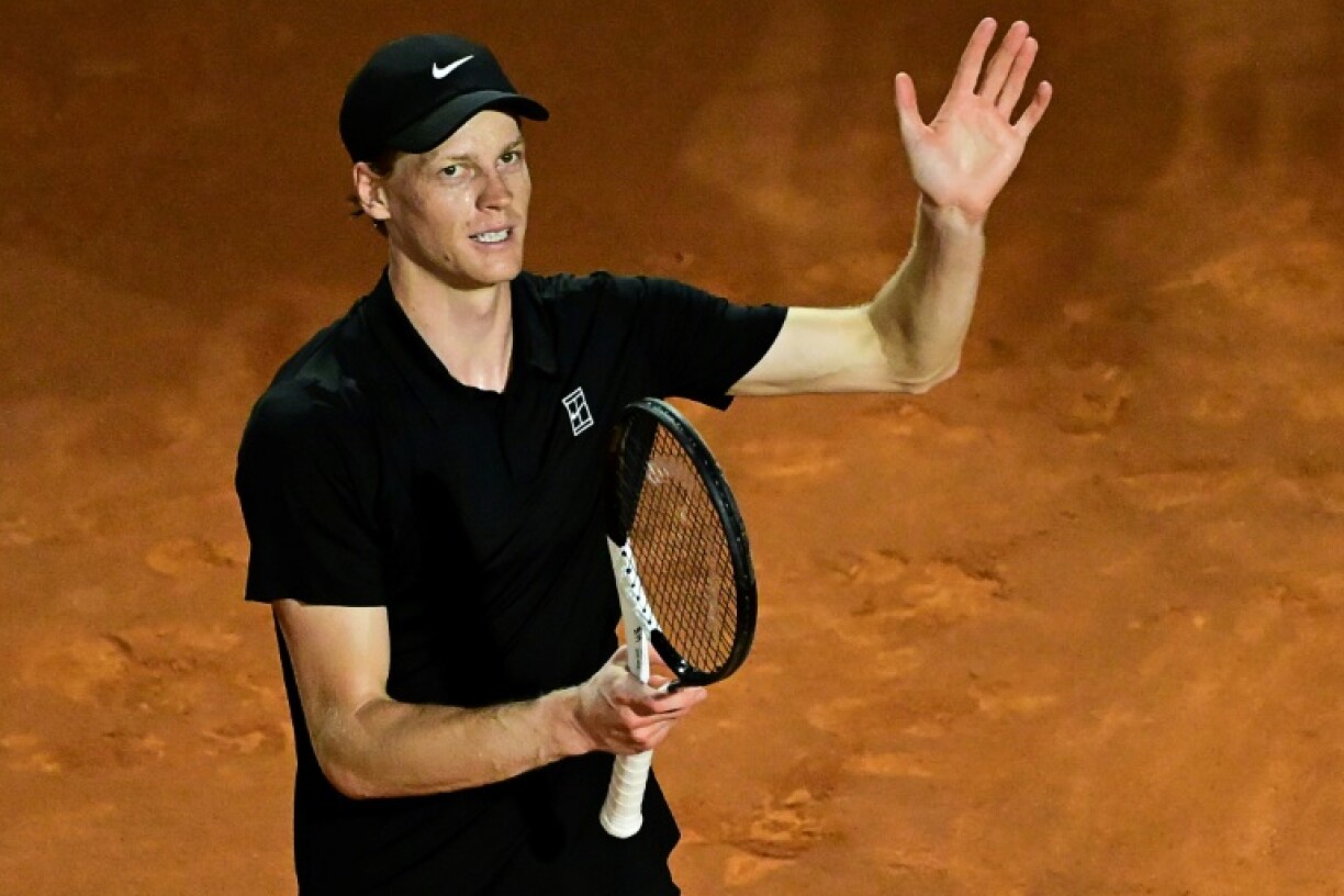 Italy's Jannik Sinner is building towards the French Open on clay in Rome