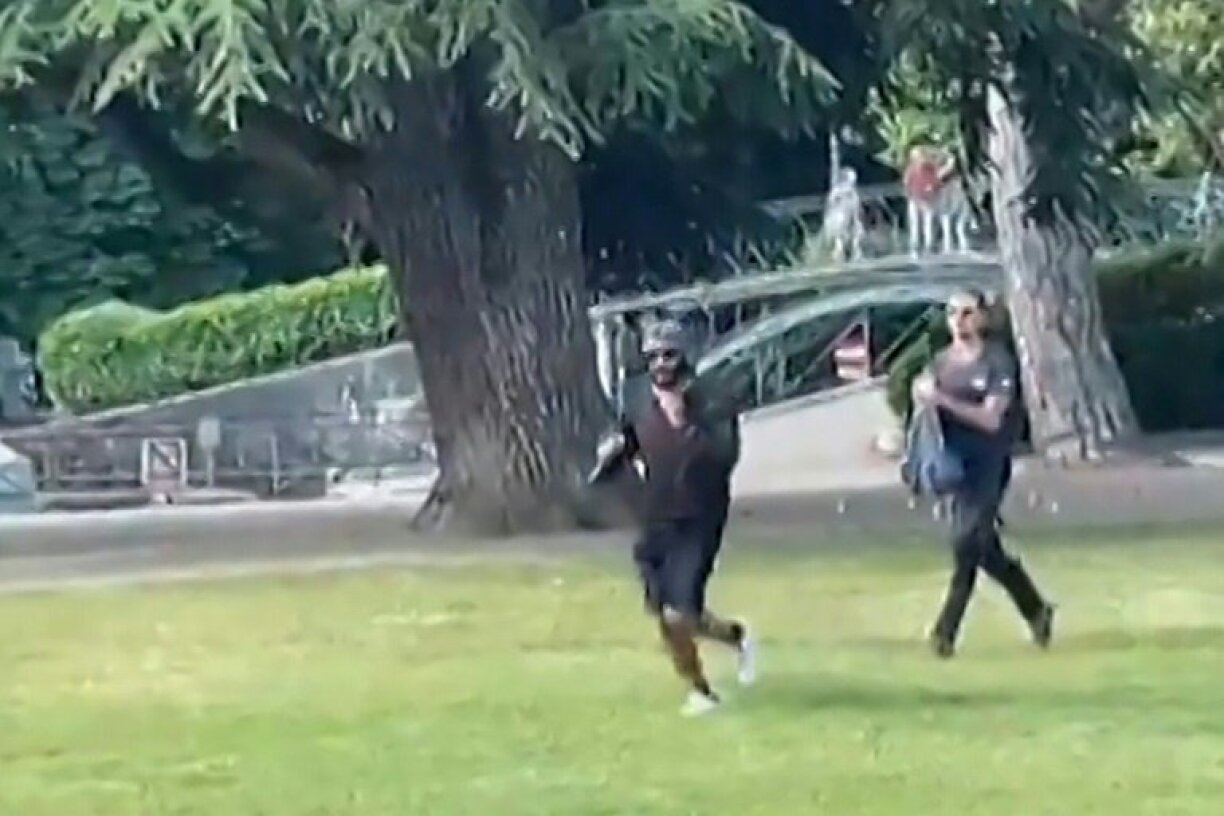 The suspect in the Annecy knife attack, confirmed by authenticated images from AFP on June 8, 2023.