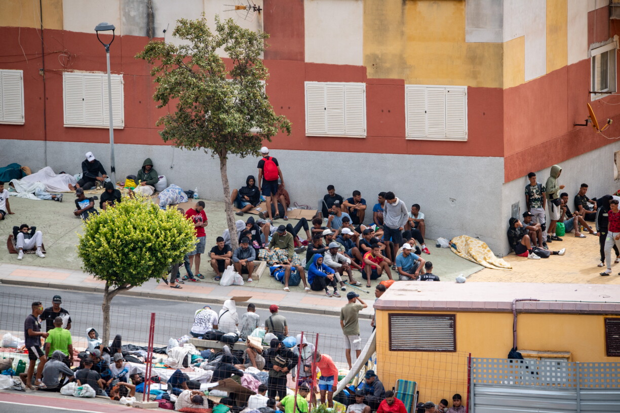 Migranten zu Ceuta