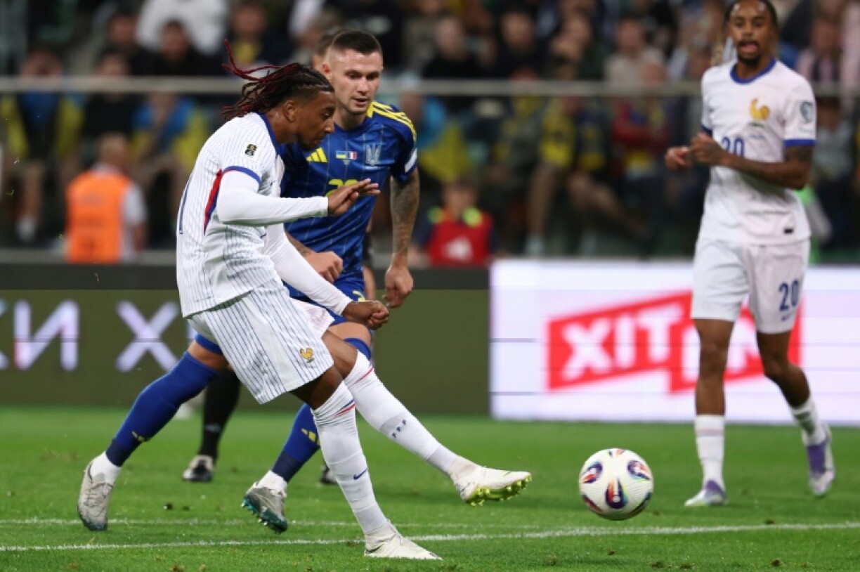 France's Michael Olise received high praise from Didier Deschamps after his performance against Ukraine