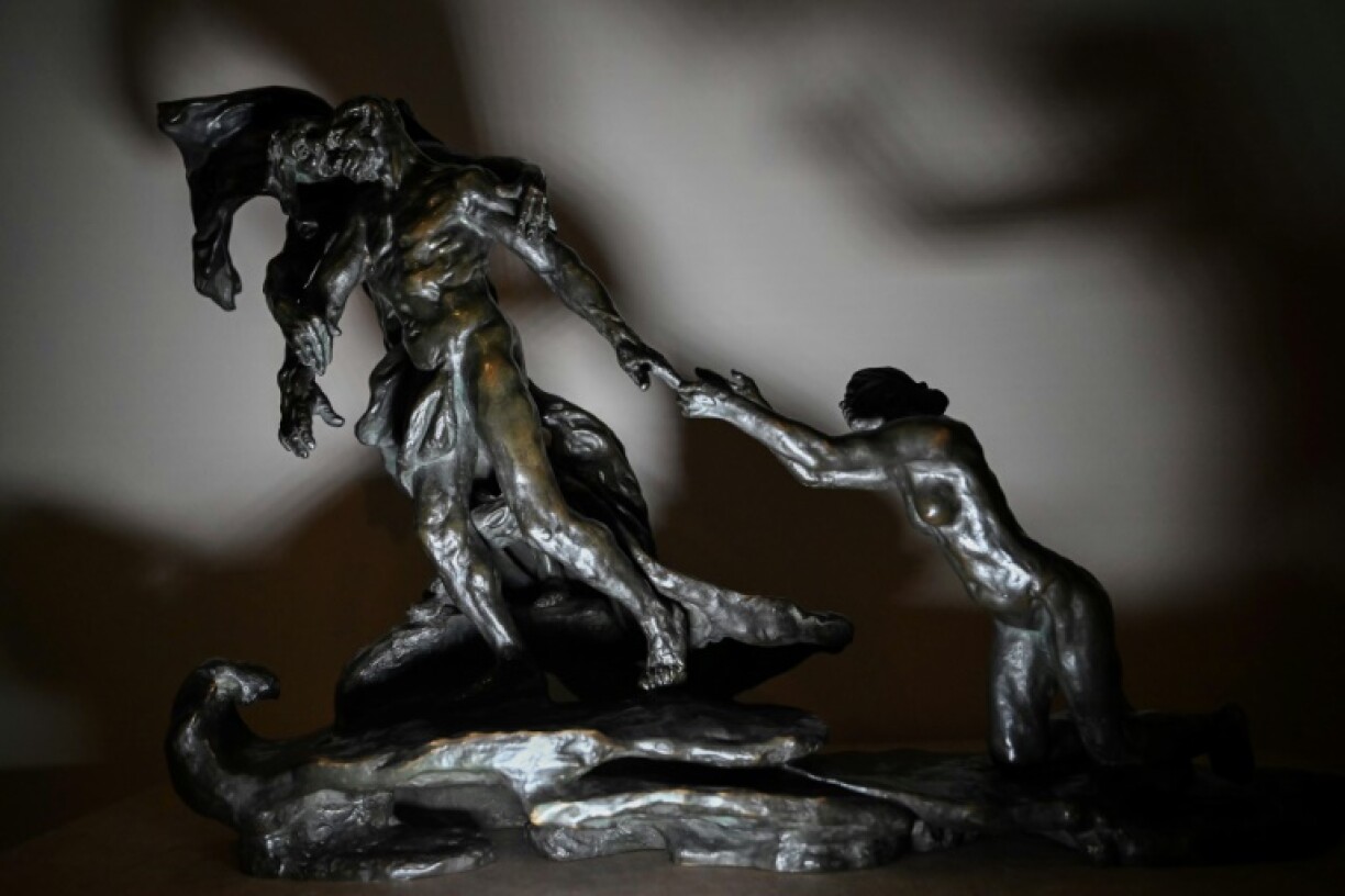 Art historians have seen in the imploring figure a representation of Claudel devastated as Rodin is torn away from her