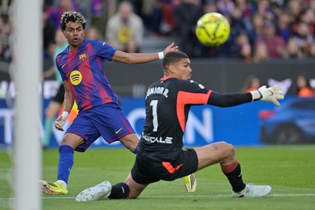 Lamine Yamal inscrit son 2e but contre Villarreal, le 28 février 2026 au Camp Nou à Barcelone