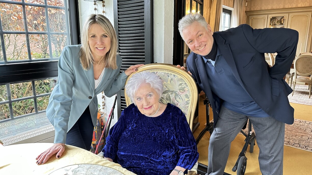 Och mat 93 Joer nach ëmmer energesch an net op de Mond gefall.