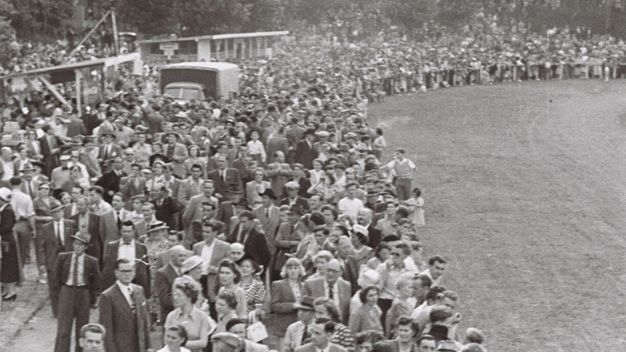 An der Route de Larochette war den Interessi vun de Spectateuren zäiteweis richteg grouss.