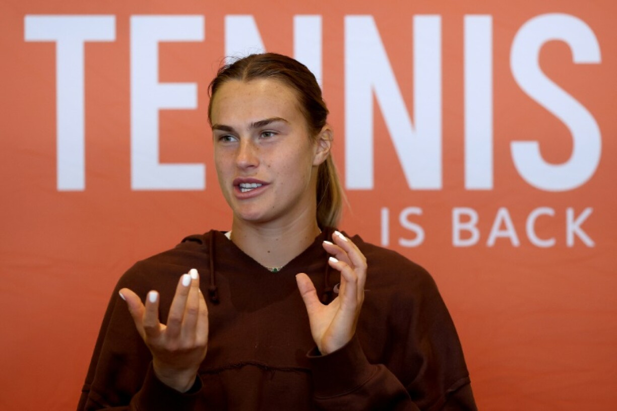 La Bélarusse Aryna Sabalenka à Miami, le 21 mars 2023
