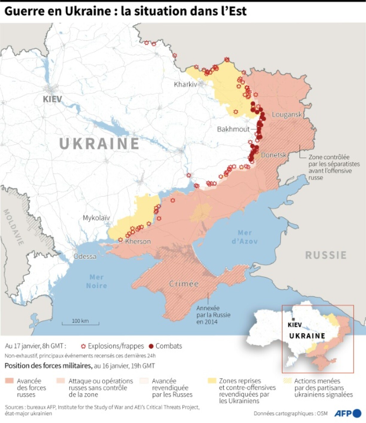 Guerre en Ukraine : la situation dans l'Est