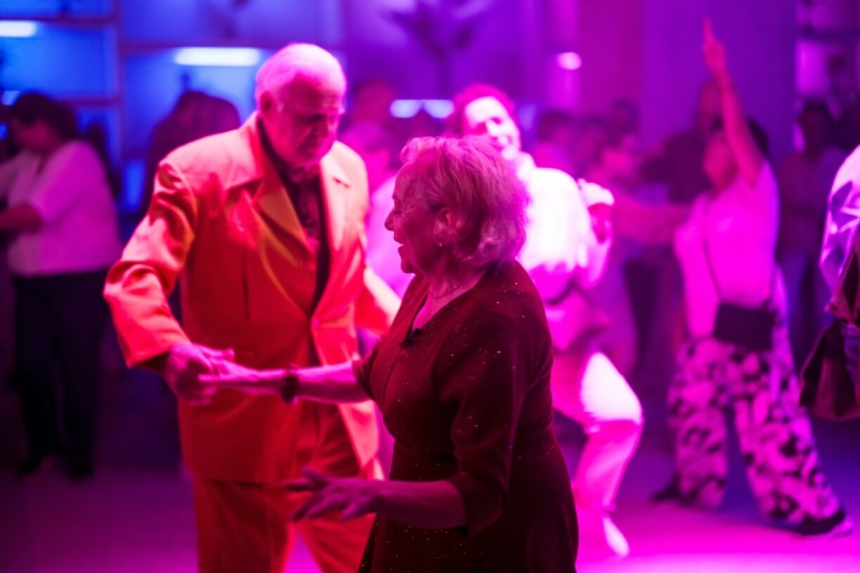 Party-goers danced to hits by the likes of Chubby Checker
