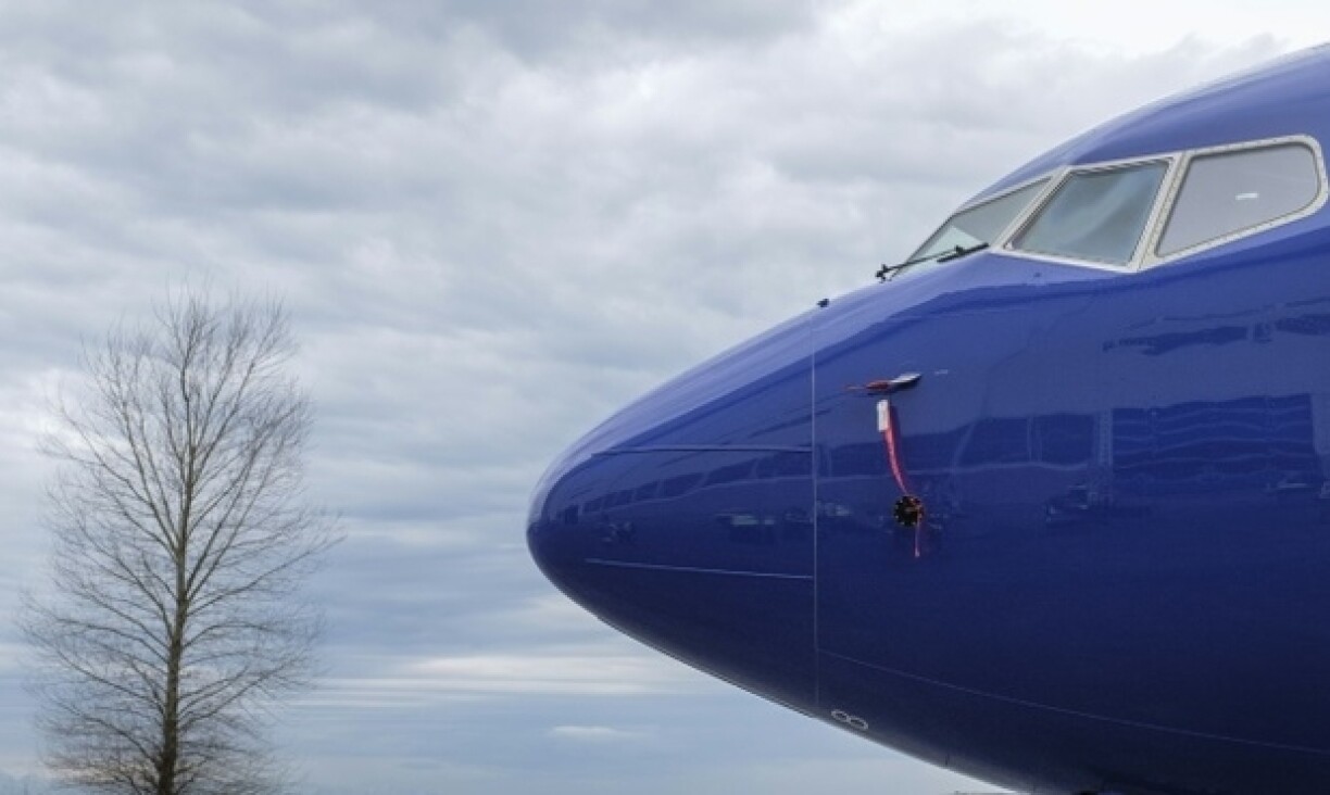 Un boeing B-737 Max... cloué au sol.