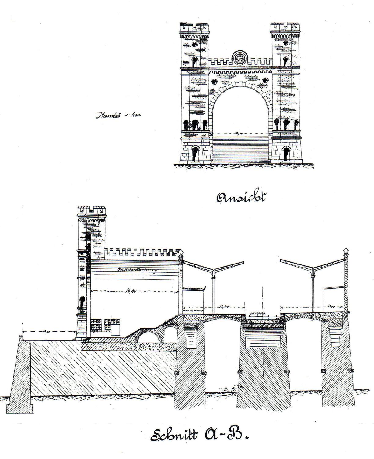 Clausen railway station.